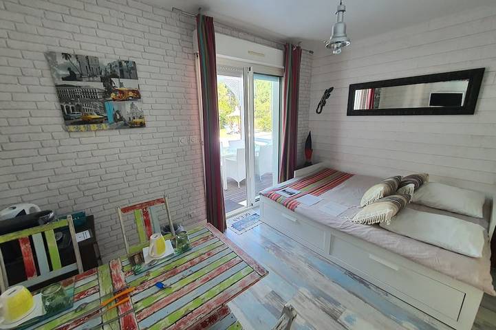 Semana De Promoción Del 14 De Julio Casa Para Alquiler Vista Al Campo De Golf Con Piscina in Gujan-Mestras, Region de Arcachon