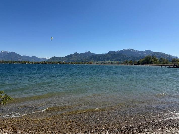 Camping für 2 Personen, mit Garten und Seeblick sowie Ausblick in Bayern - 4