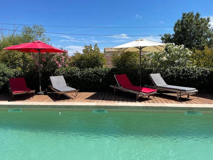 Location de vacances pour 2 personnes, avec piscine ainsi que terrasse et vue à Vacqueyras - 4