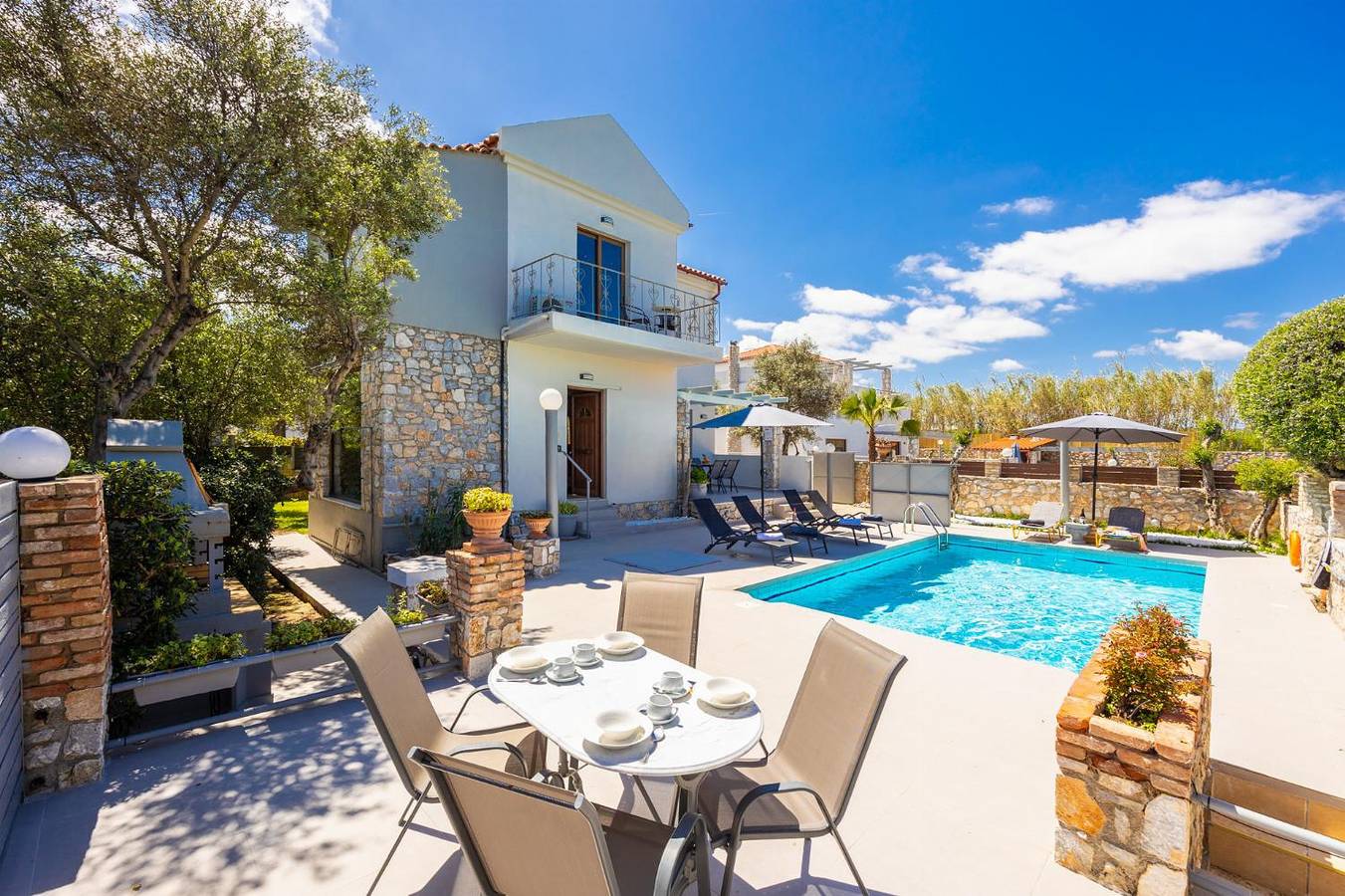 Villa für 6 Personen mit Garten in Tavronitis, Chania und Umgebung