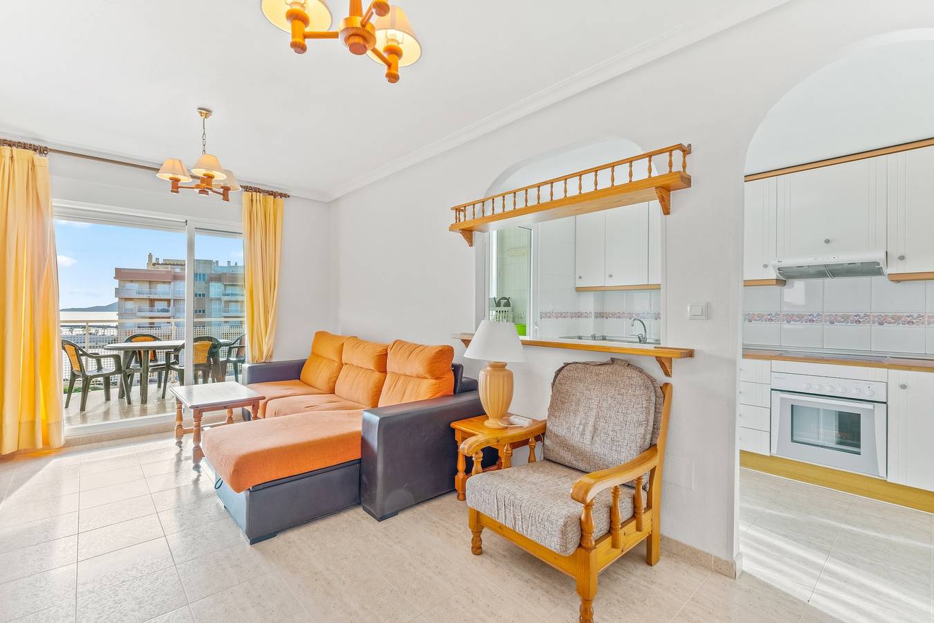 Entire apartment, Apartment 'Puerto Mar I Bloque 1 8-1' with Sea View, Shared Pool and Wi-Fi in Los Miradores del Puerto, San Javier