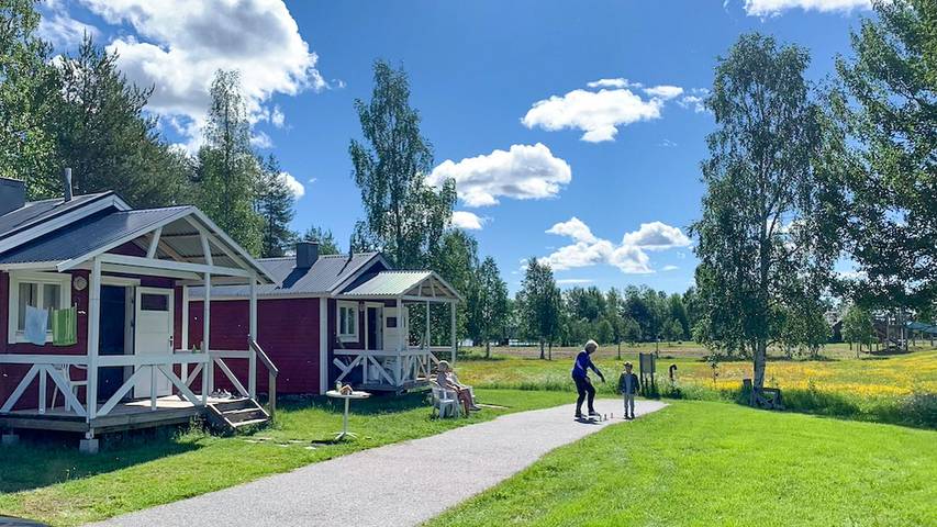 Urlaub direkt am See in Lappland in Västerbotten