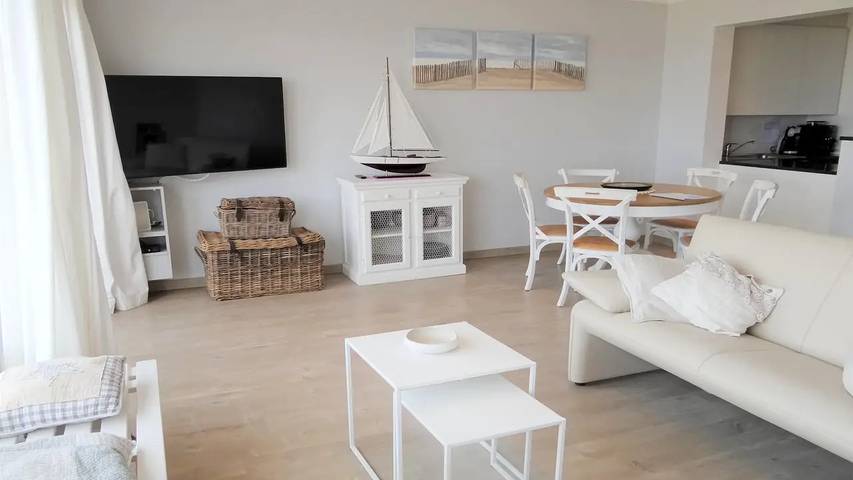 Appartement de vacances pour 6 personnes, avec terrasse à Nieuwpoort