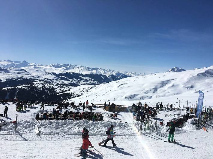 Ferienwohnung für 2 Personen, mit Balkon in Laax