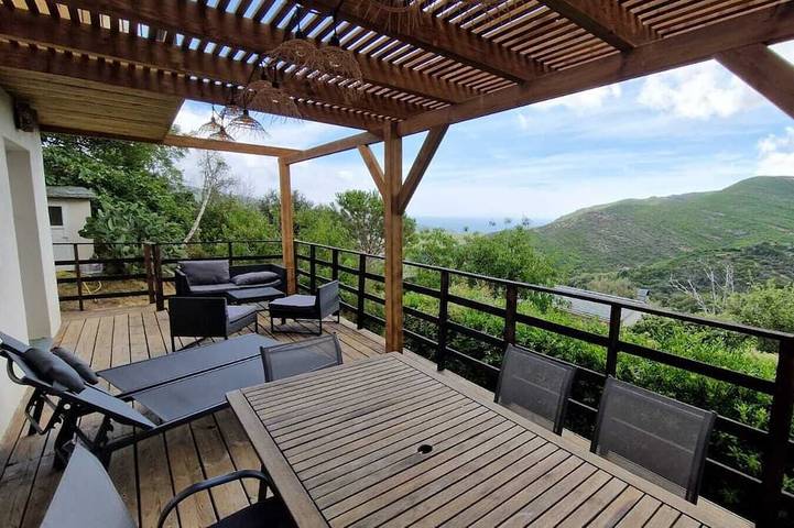 Gîte pour 6 personnes, avec jardin et balcon à Pietracorbara - 4