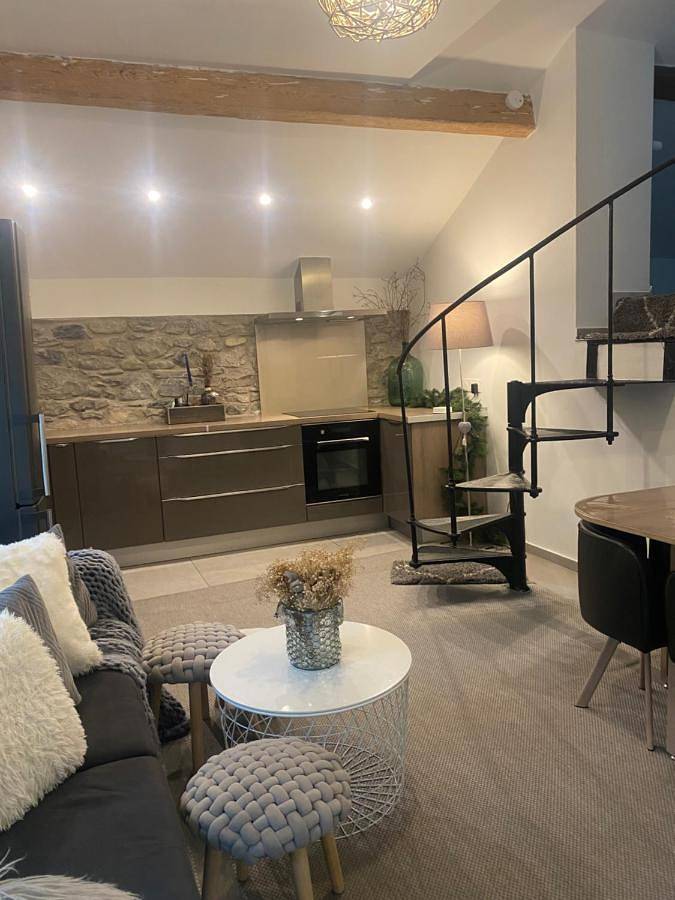 Location de vacances pour 4 personnes, avec jardin ainsi que vue et terrasse à Ville-la-Grand - 3