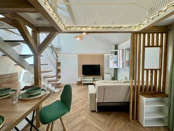 Gîte pour 4 personnes, avec balcon à Linas