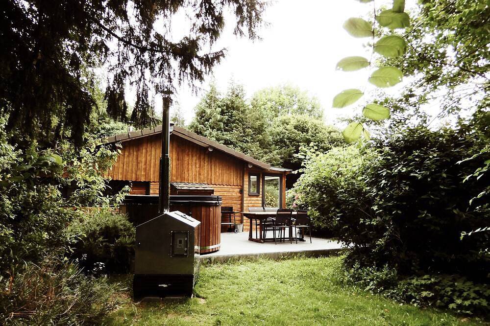 Bien-être et Nature : Le Cottage Exotique et son bain nordique privatif illimité in Saint-Christophe-sur-Condé, Région de Bernay