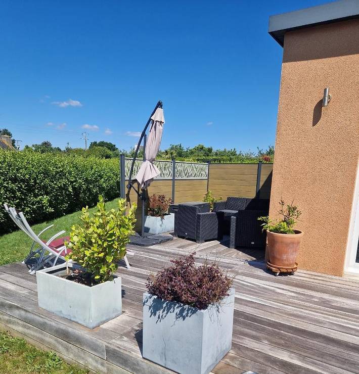 Location de vacances pour 4 personnes, avec terrasse et vue à Pouldreuzic - 2