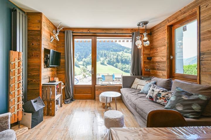 Ganze Wohnung, Appartement – Le Regain mit Bergblick, privater Terrasse und Wlan in Le Grand-Bornand, Annecy und Umgebung