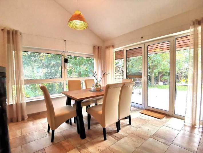 Ferienhaus für 5 Personen, mit Terrasse und Garten sowie Seeblick und Ausblick in Lindow