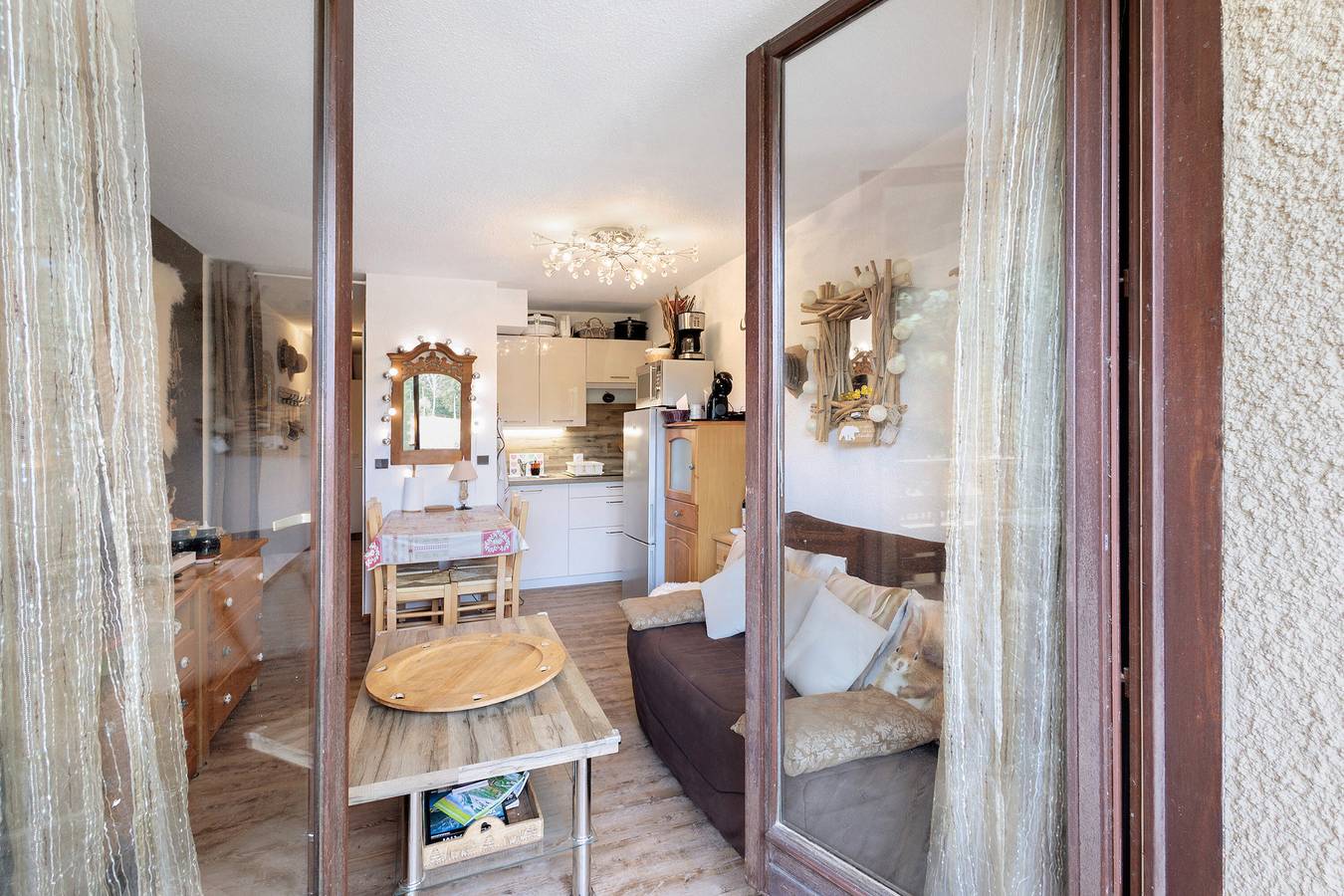 Ganze Wohnung, Appartement 'Cocon für Zwei in den Bergen' mit Bergblick, Balkon und Wlan in Sainte-Léocadie, Parc naturel régional des Pyrénées catalanes