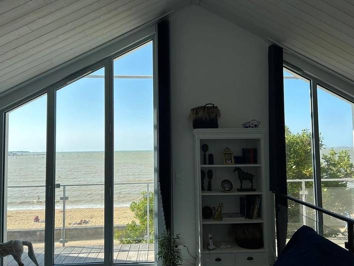 Location de vacances pour 6 personnes, avec vue et jardin, animaux acceptés dans Plage Nord (Fouras)
