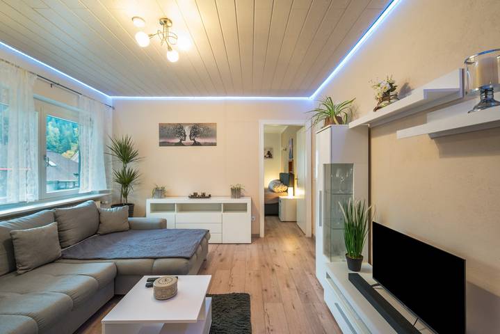 Ganze Wohnung, Ferienwohnung 'Haus Ramos' mit Bergblick, privater Terrasse und WLAN in Todtmoos - Vordertodtmoos, Todtmoos