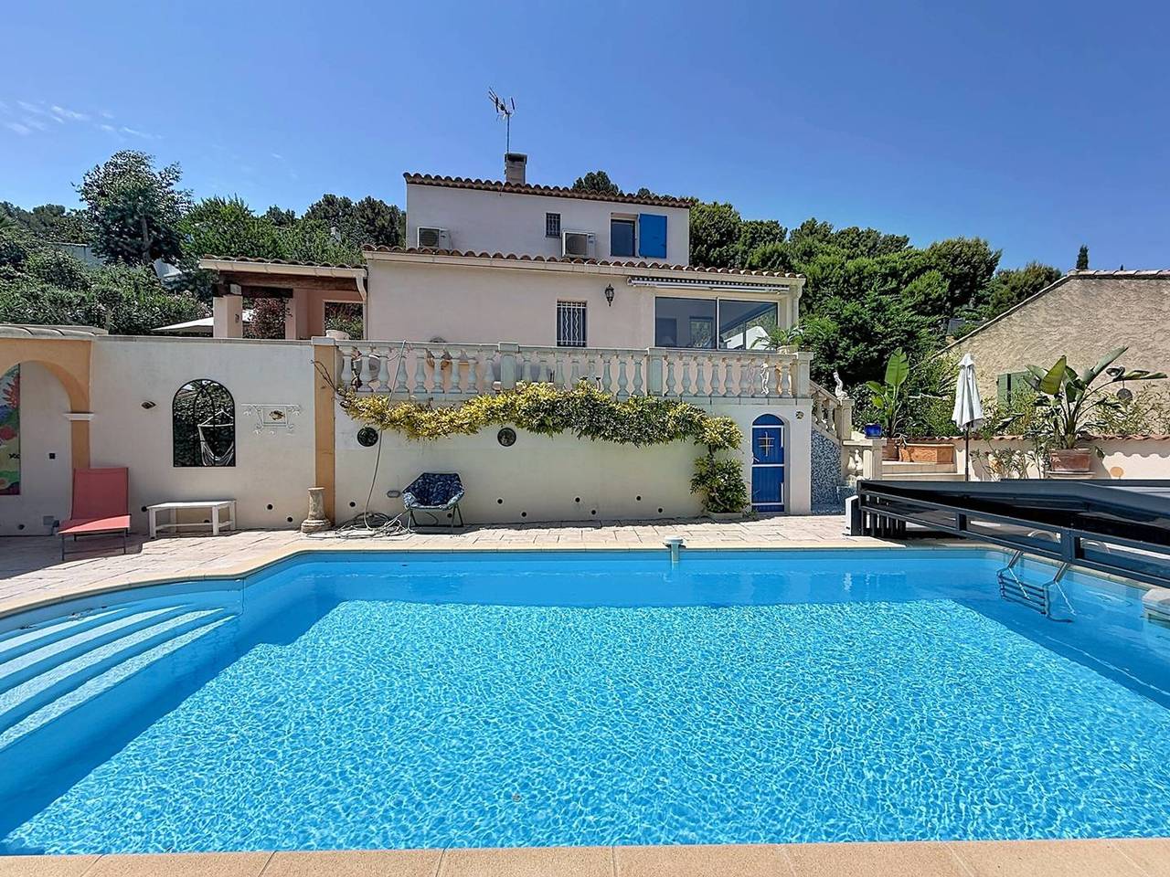 Villa avec vue panoramique, clim - 8 pers. in Saint-Cyr-sur-Mer, Côte méditerranéenne (France)