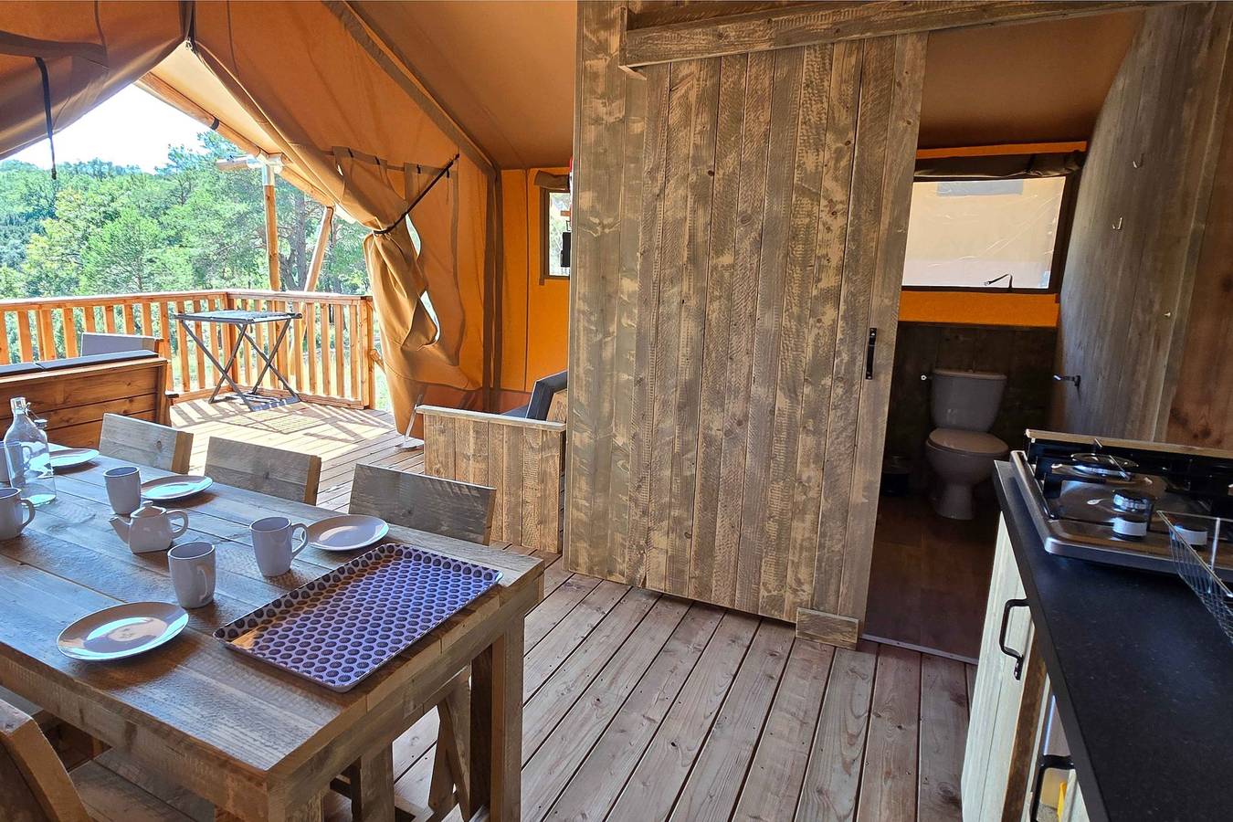 Camping Verdon Les Grands Domaines 3* in Saint-Laurent-du-Verdon, Regionaler Naturpark Verdon