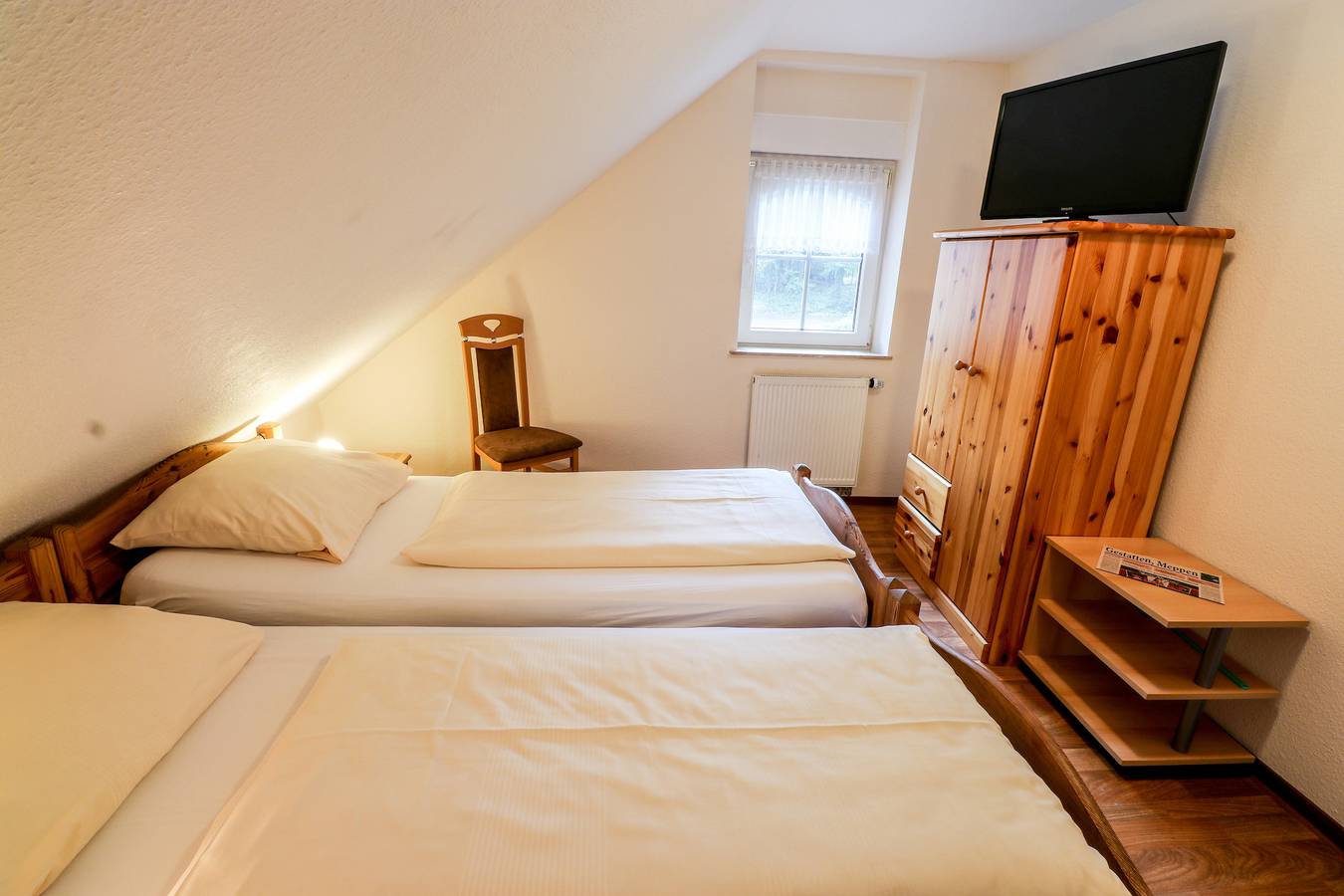 Familienhof Brüning - Doppelzimmer Hofblick in Meppen, Hasetal
