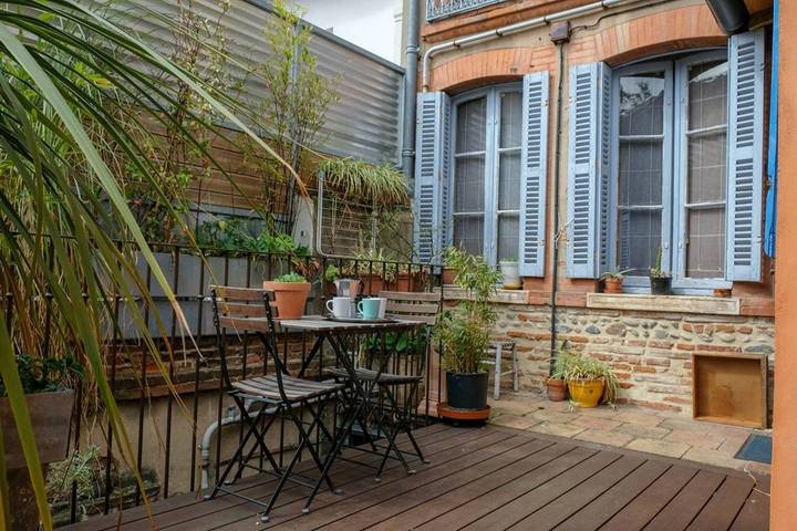 Apartamento para 4 personas, con Balcón y Terraza en Toulouse