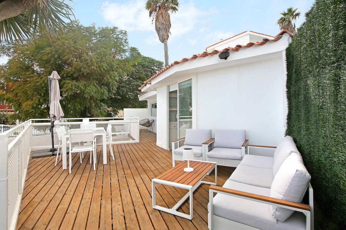 Casa de vacaciones "El Chiringuito" con vistas al mar, balcón y Wi-Fi in Candelaria, Tenerife Sur