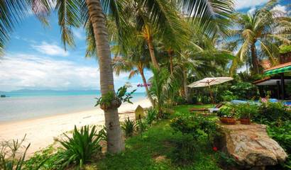 Villa pour 6 personnes, avec vue sur l’océan et vue ainsi que jardin et balcon dans Koh Samui