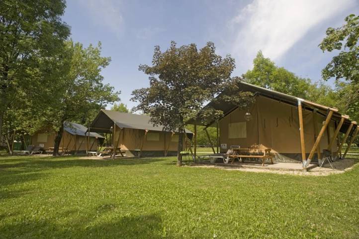 Tente pour 5 personnes, avec sauna ainsi que jacuzzi et bassin pour enfant dans le Lot - 3