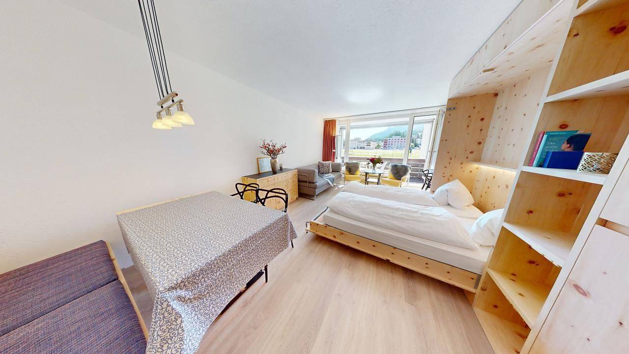 Appartamento intero, Appartamento vacanze per 2 persone con panorama in Sankt Moritz, Alpi del Bernina