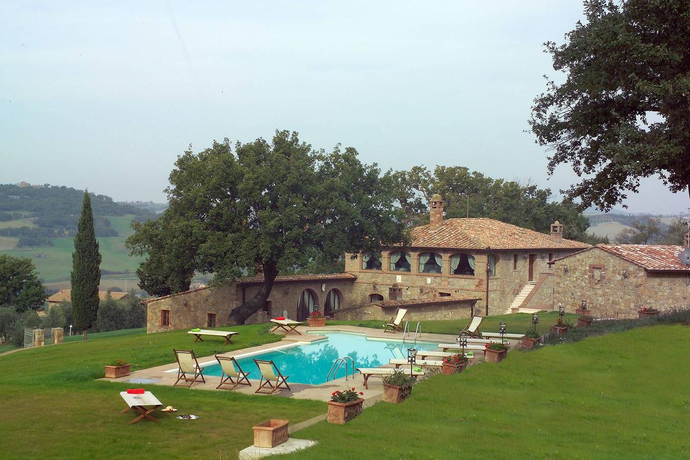 Villa Montichiello in Pienza, Orciatal