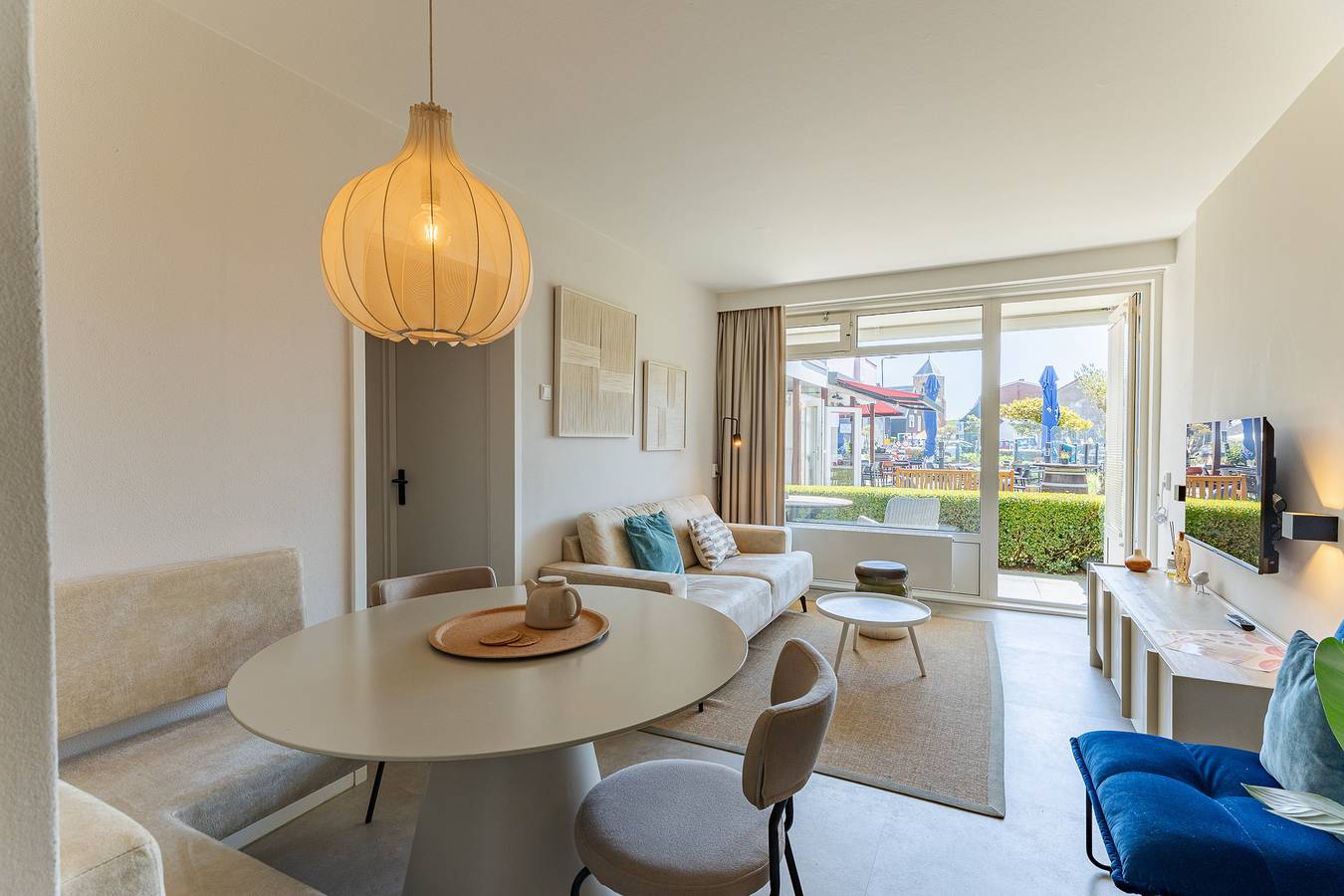 Kurhaus Residence Zoutelande | Luxuriöse Unterkunft am Meer mit eigener Terrasse und privater Sauna | Nieuwstraat 1 – App. Nr. 4 in Zoutelande, Walcheren