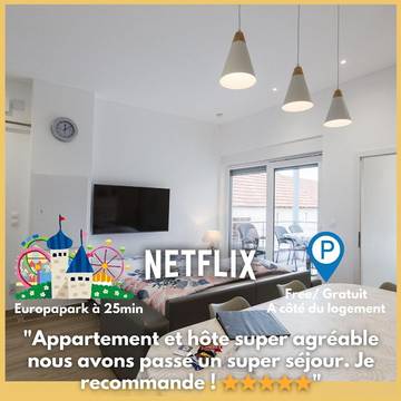 Gîte pour 6 personnes, avec vue et balcon à Friesenheim