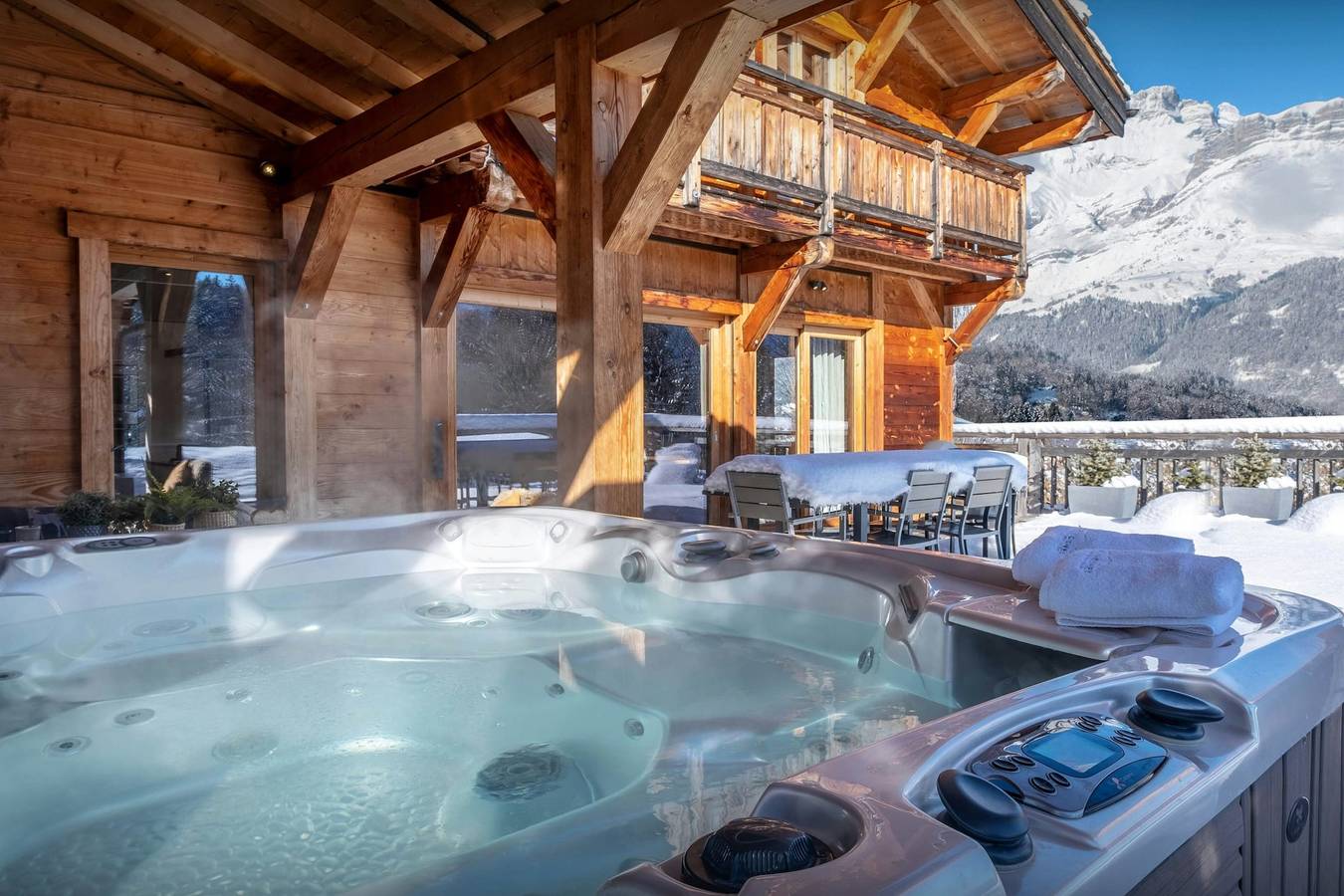 Jacuzzi, sauna et vues sur le mont Blanc - Ovo Network in Domancy, Pays du Mont-Blanc