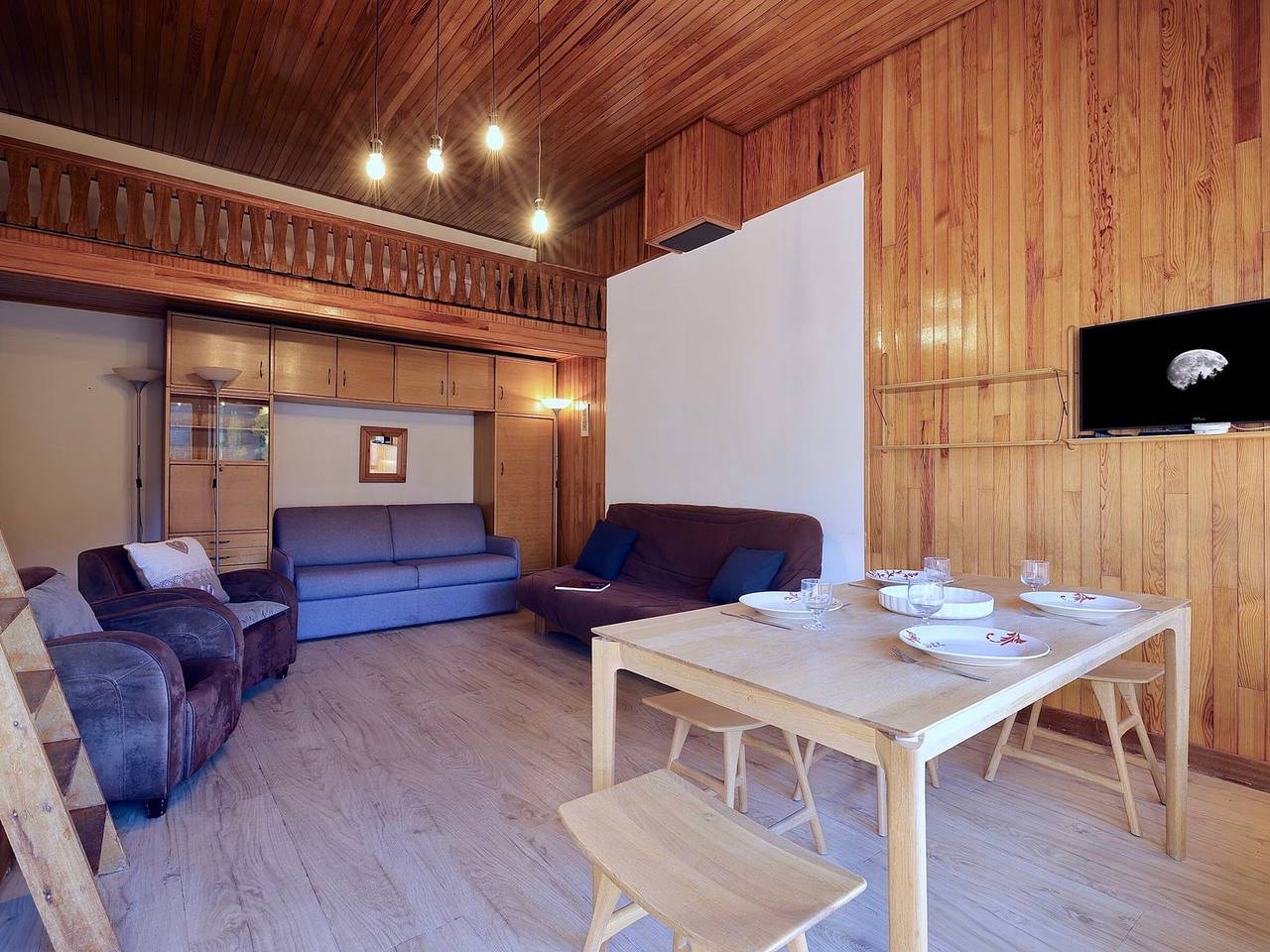 Studio entier, Studio skis aux pieds à Courchevel 1650 - Belle terrasse in Courchevel 1650 (Moriond), Saint-Bon-Tarentaise