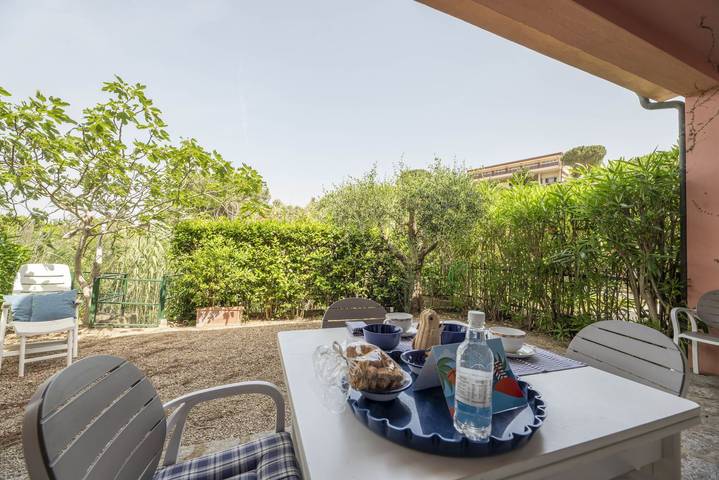 Ferienwohnung für 6 Personen, mit Garten