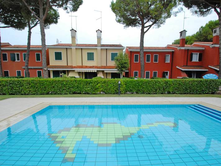 Ferienwohnung für 7 Personen, mit Garten und Kinderpool, mit Haustier in Bibione