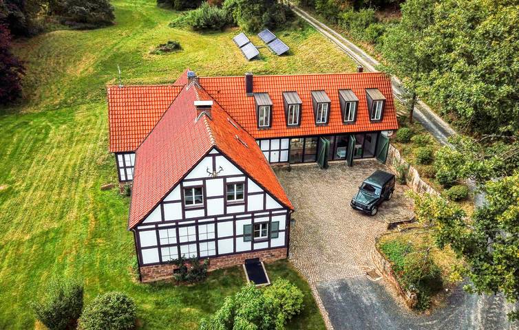 Ferienhaus für 10 Personen, mit Ausblick und Terrasse sowie Garten und Pool in Rhön-Hessen - 2