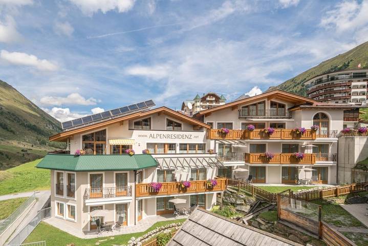 Ferienwohnung für 8 Personen, mit Garten und Ausblick sowie Sauna in Obergurgl