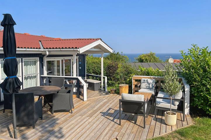 Ferienhaus für 4 Personen, mit Garten und Terrasse sowie Sauna