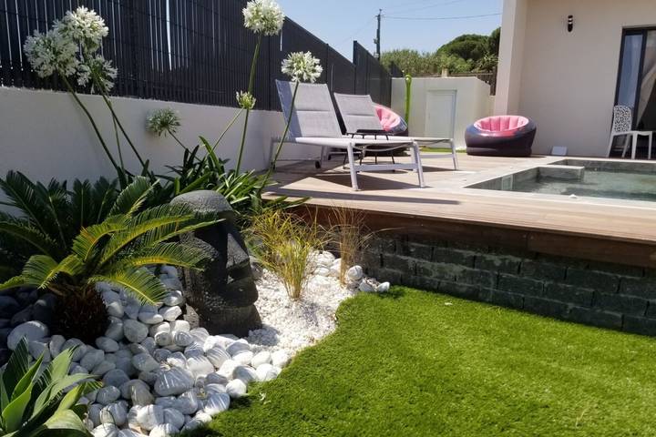 Location de vacances pour 8 personnes, avec jardin et piscine, adapté aux familles à Vendres - 4