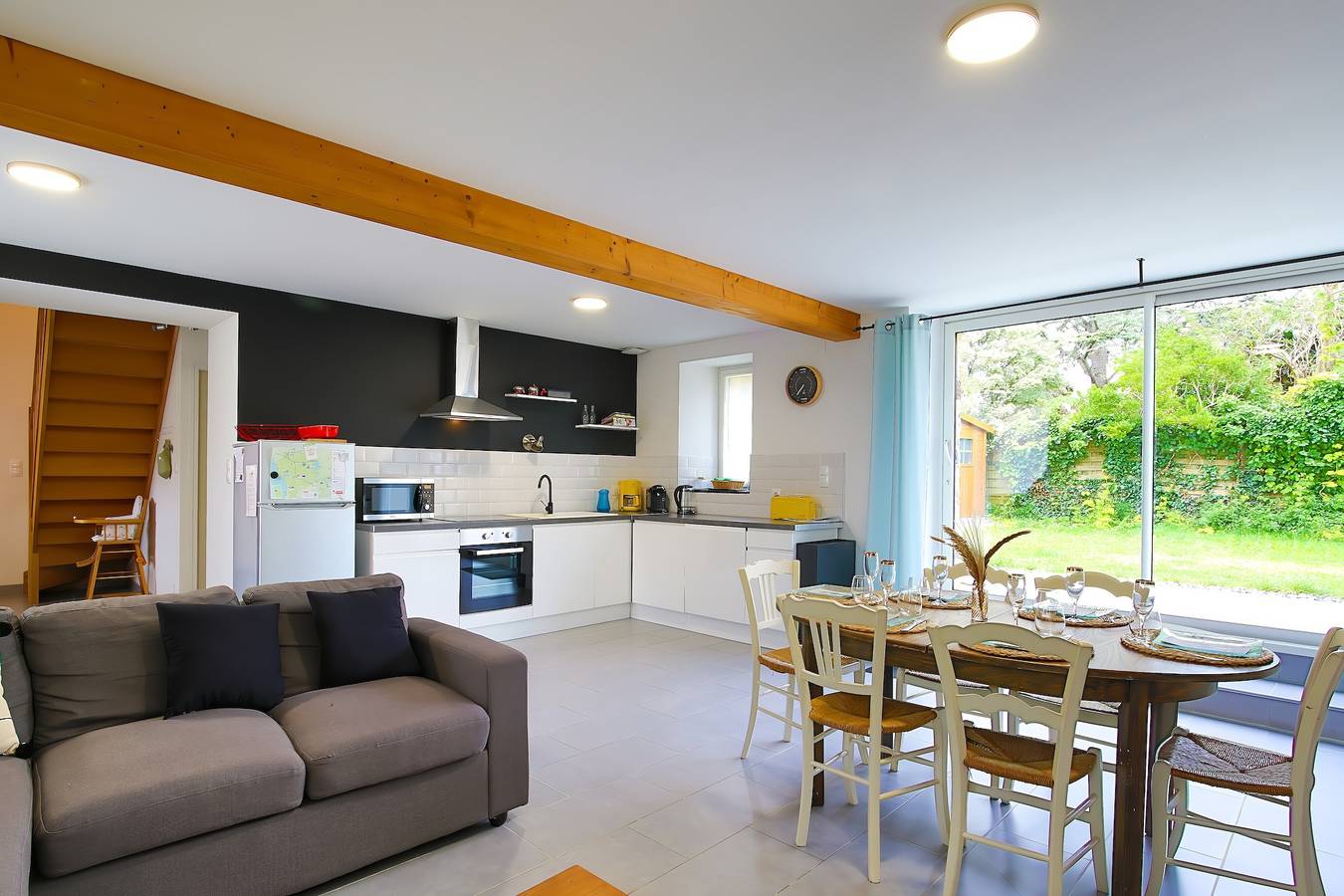 Ferienhaus 'Chez Manie et Mablot' mit privater Terrasse, Garten und Wlan in Créances, Coutances und Umgebung