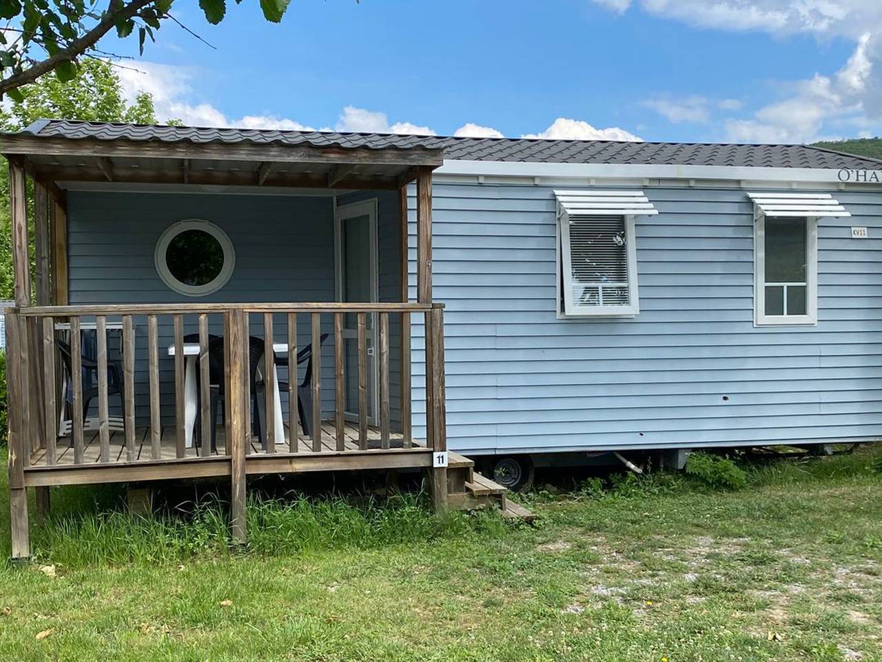 Mobilheim mit Terrasse - 4 Personen - Safe in Saint-Maurice-d'Ibie, Ardèche