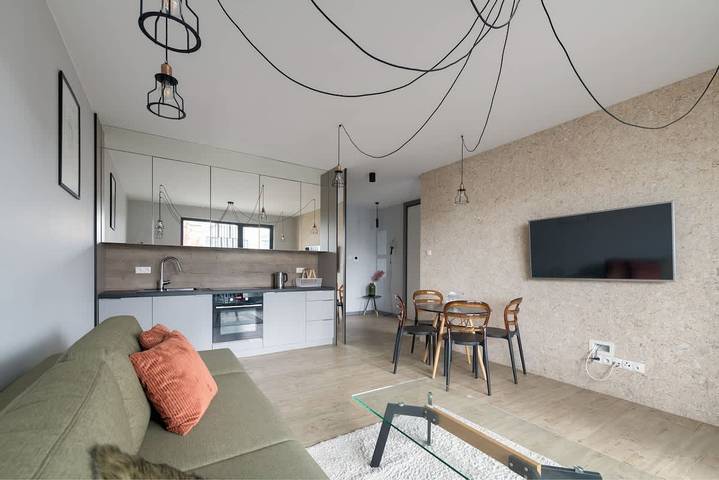 Appartement entier, Elegant Apartment | Parking | Close to the Beach in Orłowo, Gdynia