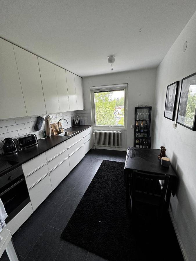 Ferienwohnung für 3 Personen, mit Garten und Sauna sowie Ausblick und Seeblick in Karlsborg