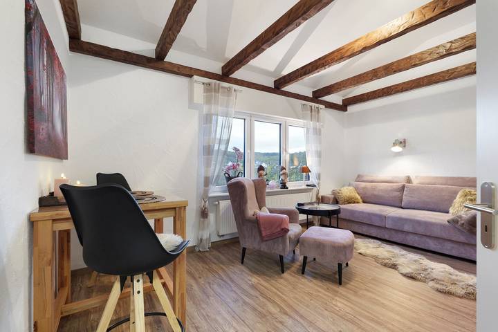 Hel lägenhet, Auszeit zu Zweit Apartment with Garden View in the Sauerland in Dreislar, Medebach