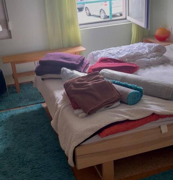 Ferienwohnung für 2 Personen, mit Balkon und Whirlpool sowie Terrasse und Garten