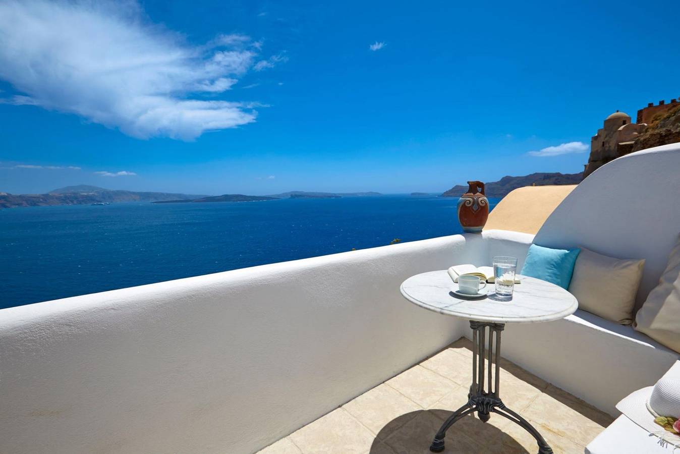 Sentiment Villa | Caldera View-Outdoor Hot Tub in Oia, Santorini