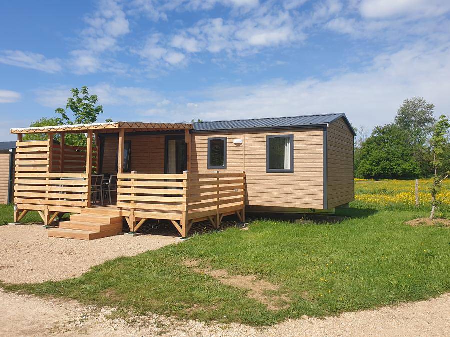 Camping Vert Auxois - Bungalow 7 personas - Tamaris 3 habitaciones - 2025 in Pouilly-en-Auxois, Beaune region