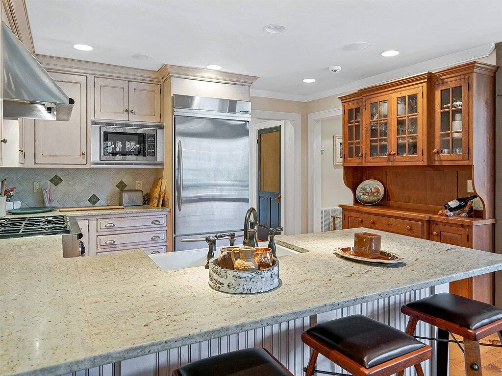 Beautiful lakefront home nestled into a cove in Lake Toxaway