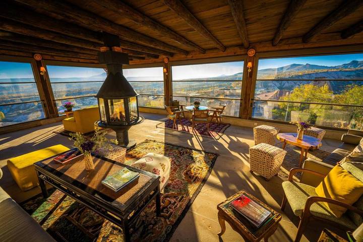 Hôtel pour 3 personnes, avec jardin et jacuzzi, animaux acceptés dans Uçhisar - 4