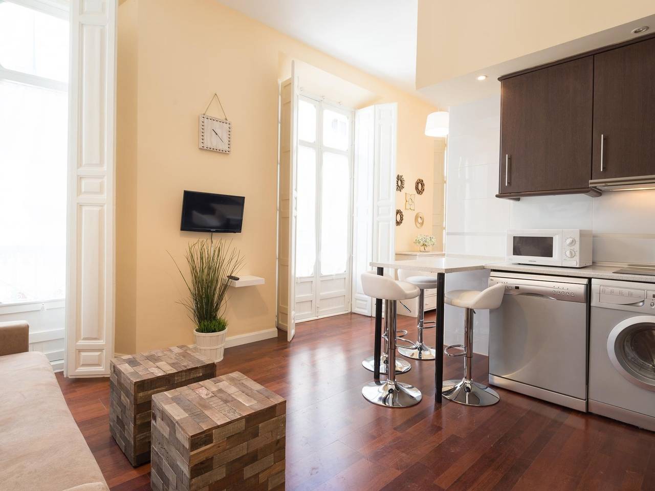 Ganze Ferienwohnung, Ferienwohnung für 4 Personen mit Balkon in Malaga Centro Historico, Malaga