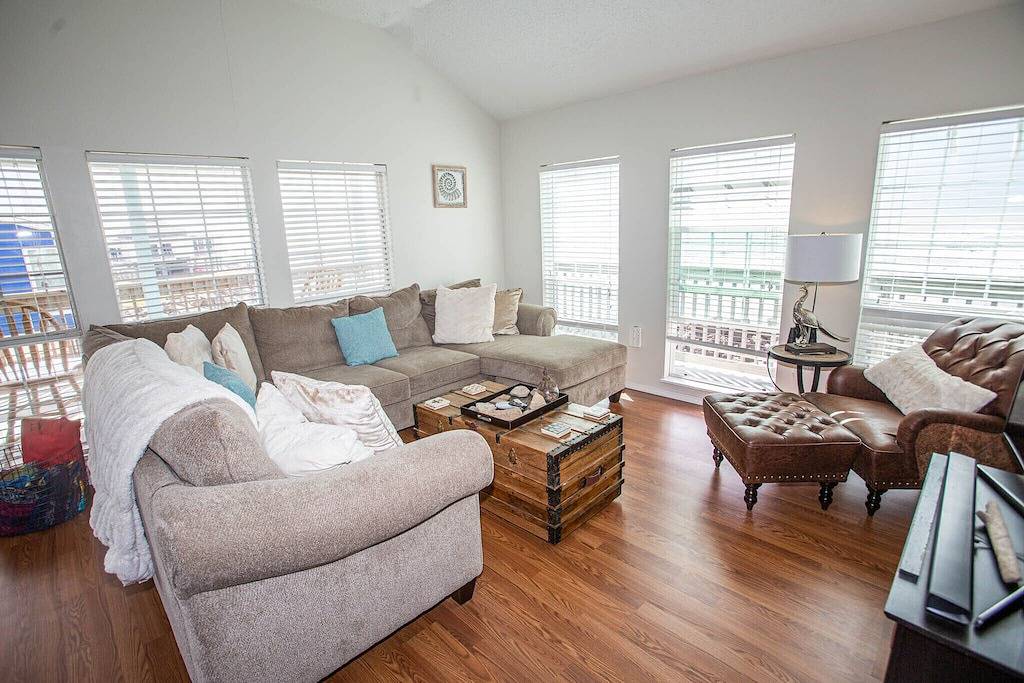 Schöne Aussicht vom Haus am Strand - San Luis Pass Freeport Tx in Brazoria County