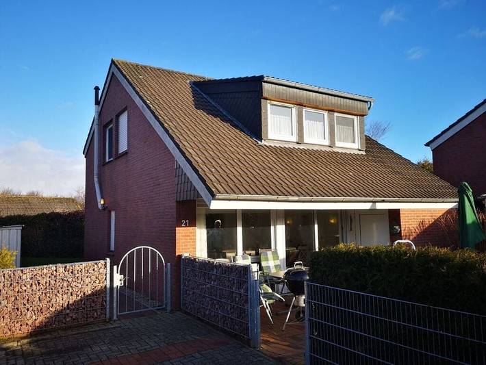 Ferienhaus für 6 Personen, mit Terrasse und Garten, mit Haustier in Schillig